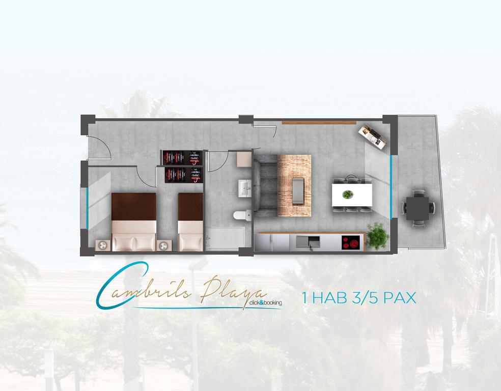 Apartamentos Cambrils Playa Spa 部屋 写真